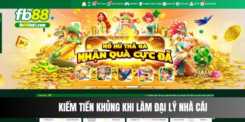 Kiếm tiền khủng khi làm đại lý nhà cái